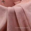 Rayon Custom Twhite Jacquard Dress Fabric